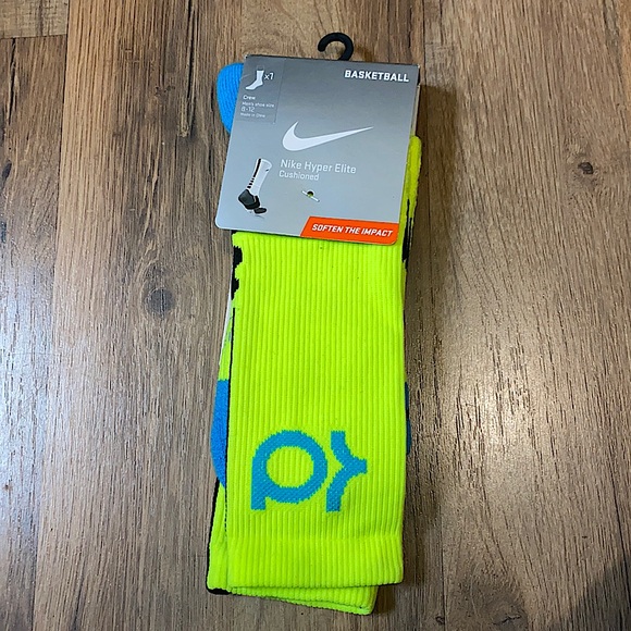 2013 Nike KD hyper elite reflective socks - Picture 1 of 5